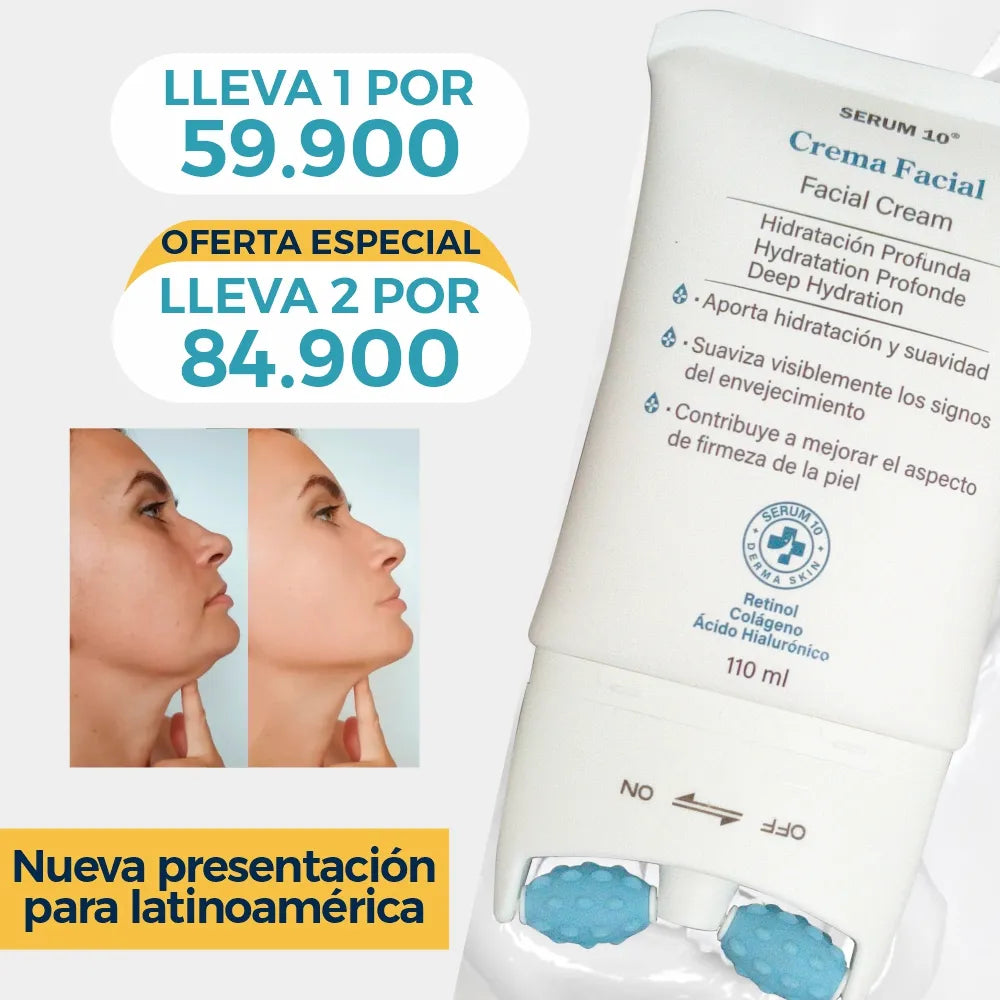 Serum 10 · Reafirmante para cuello.