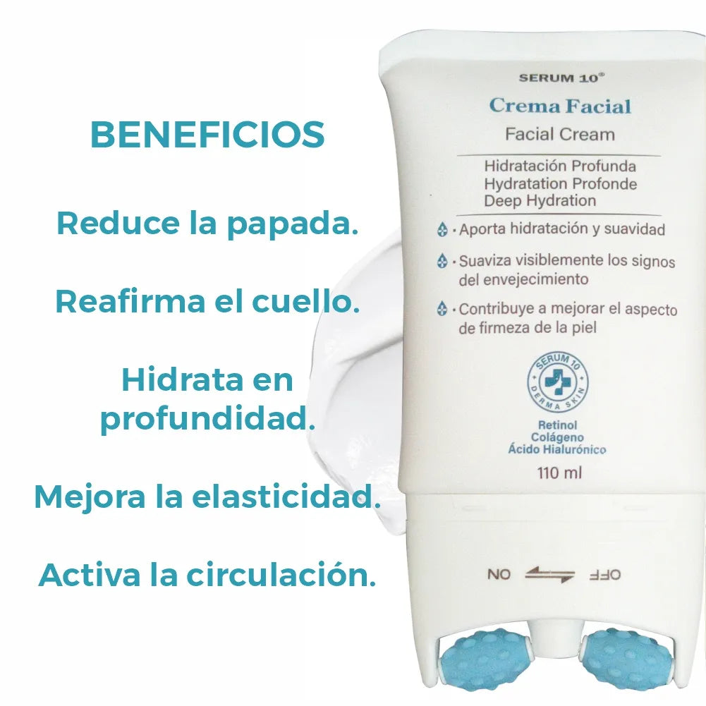 Serum 10 · Reafirmante para cuello.