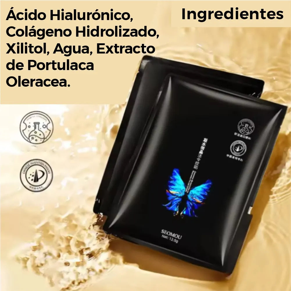 Seomou ­· Parches con microcristales de relleno.