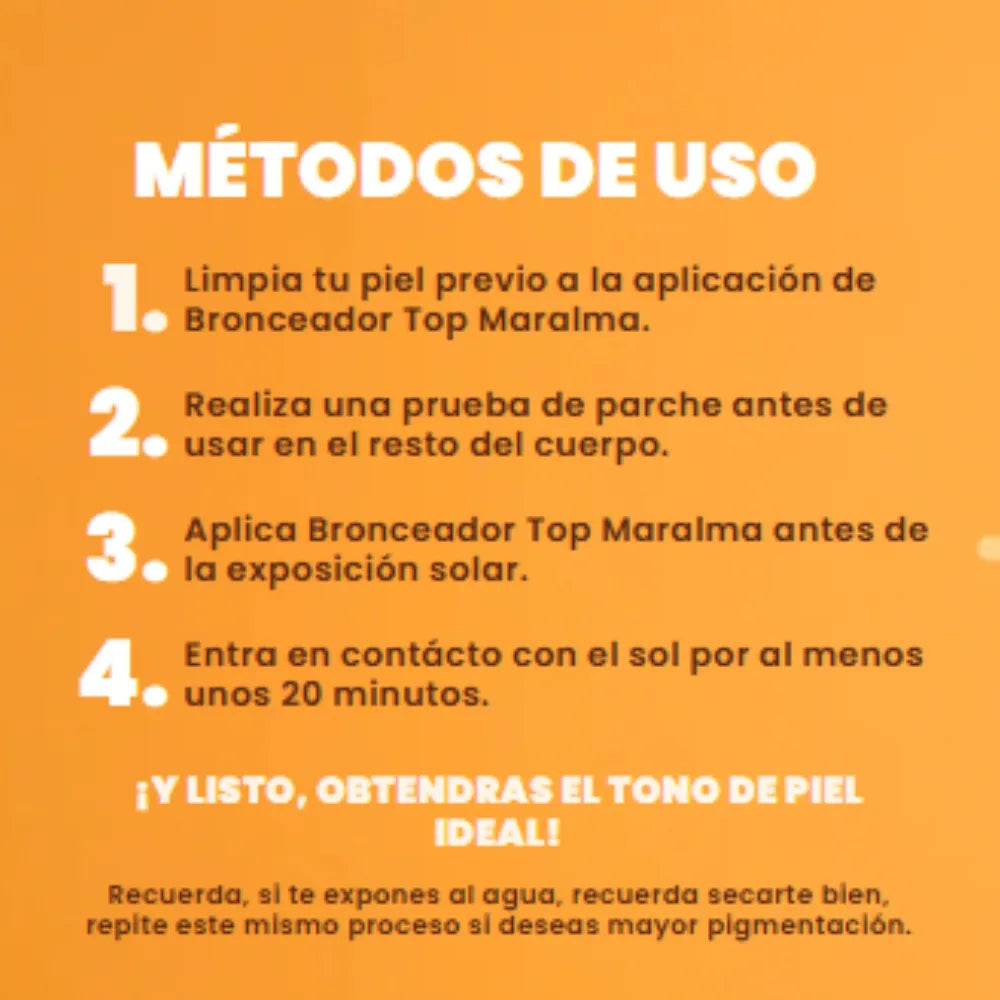Bronceador Maralma.