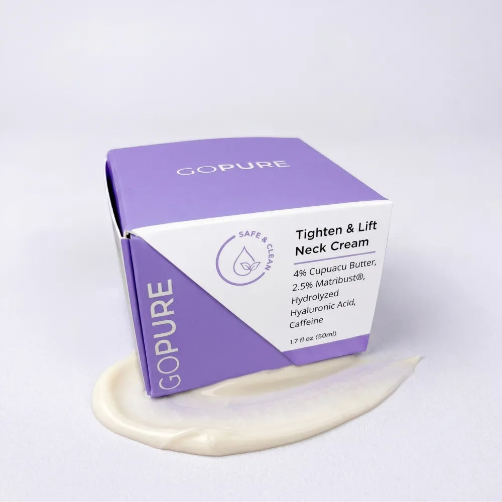 GOPURE · Crema reafirmante para cuello y escote.