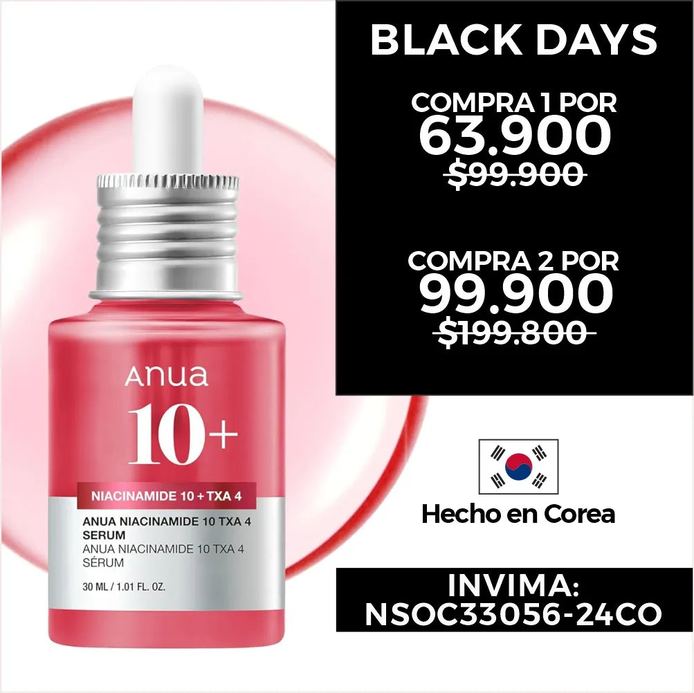 Anua · Sérum Anti-Manchas · Black Days